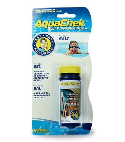AquaChek White Salt Titrators Test Strips, 10/Pack